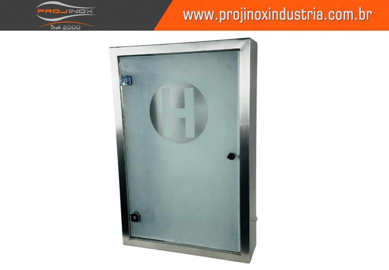 Abrigo de Extintor em Inox