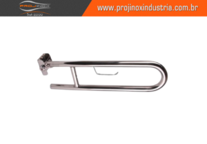 Barra de apoio inox articulada