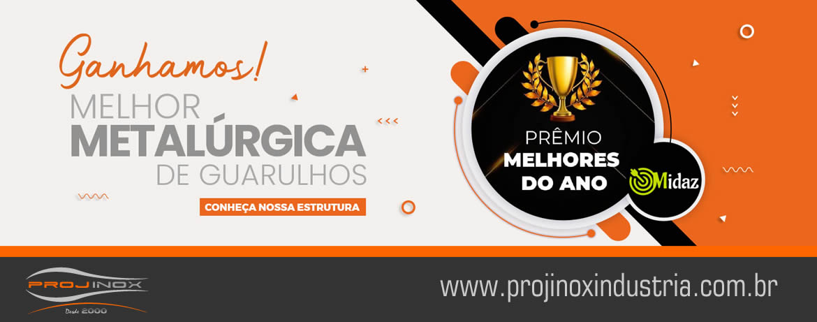 Projinox recebe prêmio de Melhor Metalúrgica de Guarulhos em votação pública 