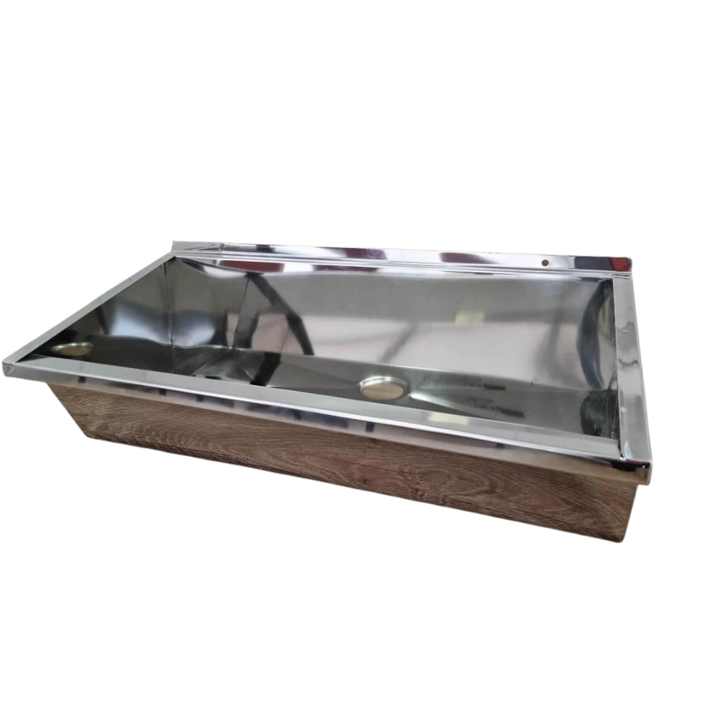 Lavatório coletivo inox