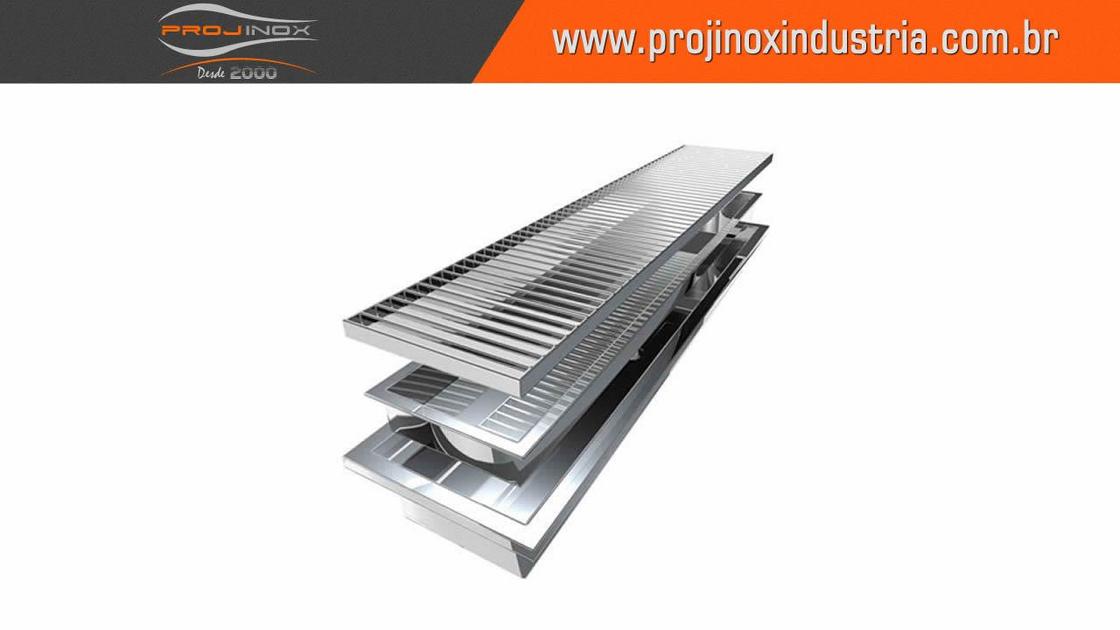 Grelha Para Piso Em Aco Inox