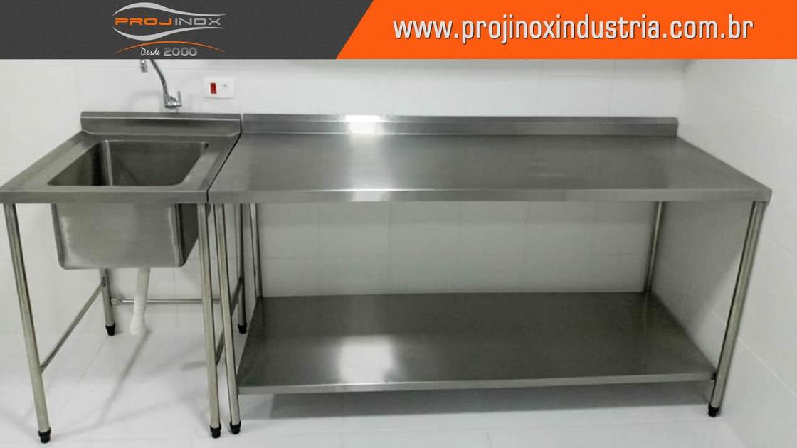 Mesa Aco Inox Cozinha