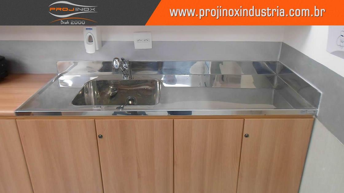 Pia De Inox Com Cuba